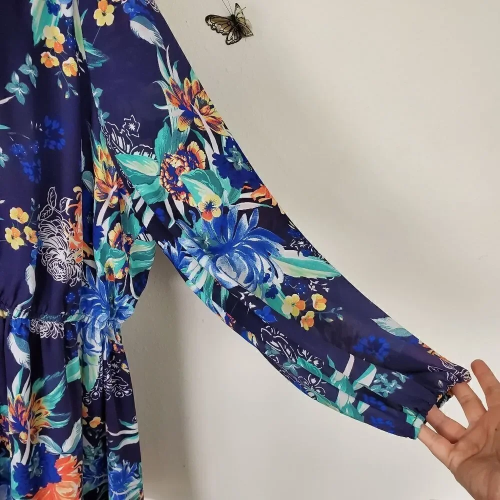 Ava & viv tropical print dress